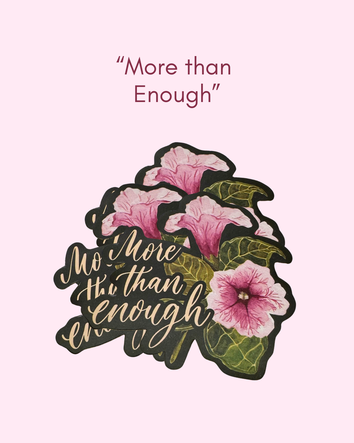 "More than enough" Sticker
