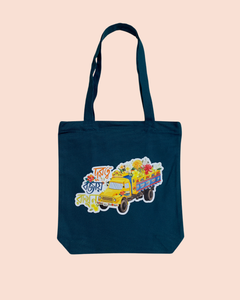 দুরত্ব বজায় রাখুন - Truck Illustration | Canvas Tote Bag