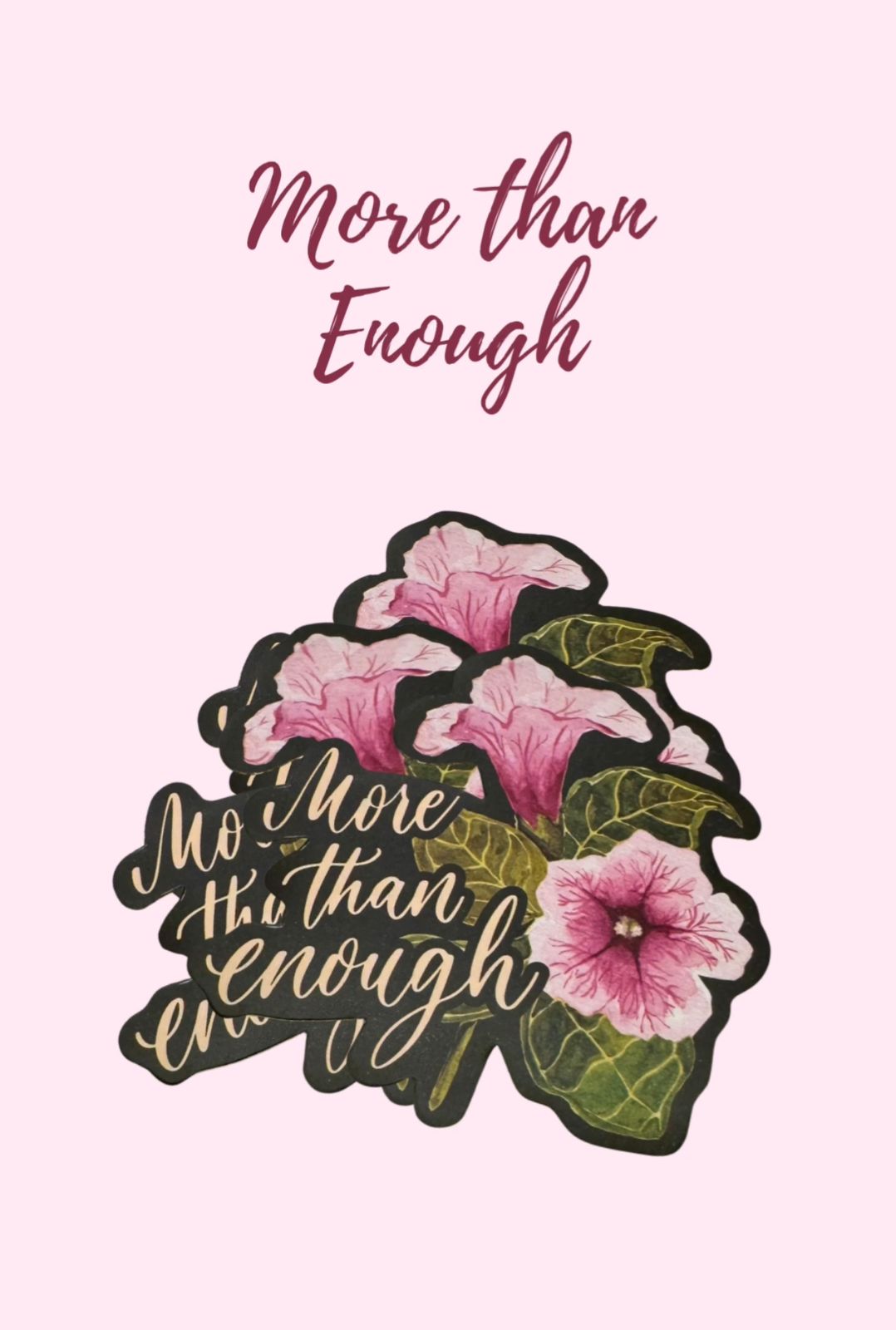 "More than enough" Sticker