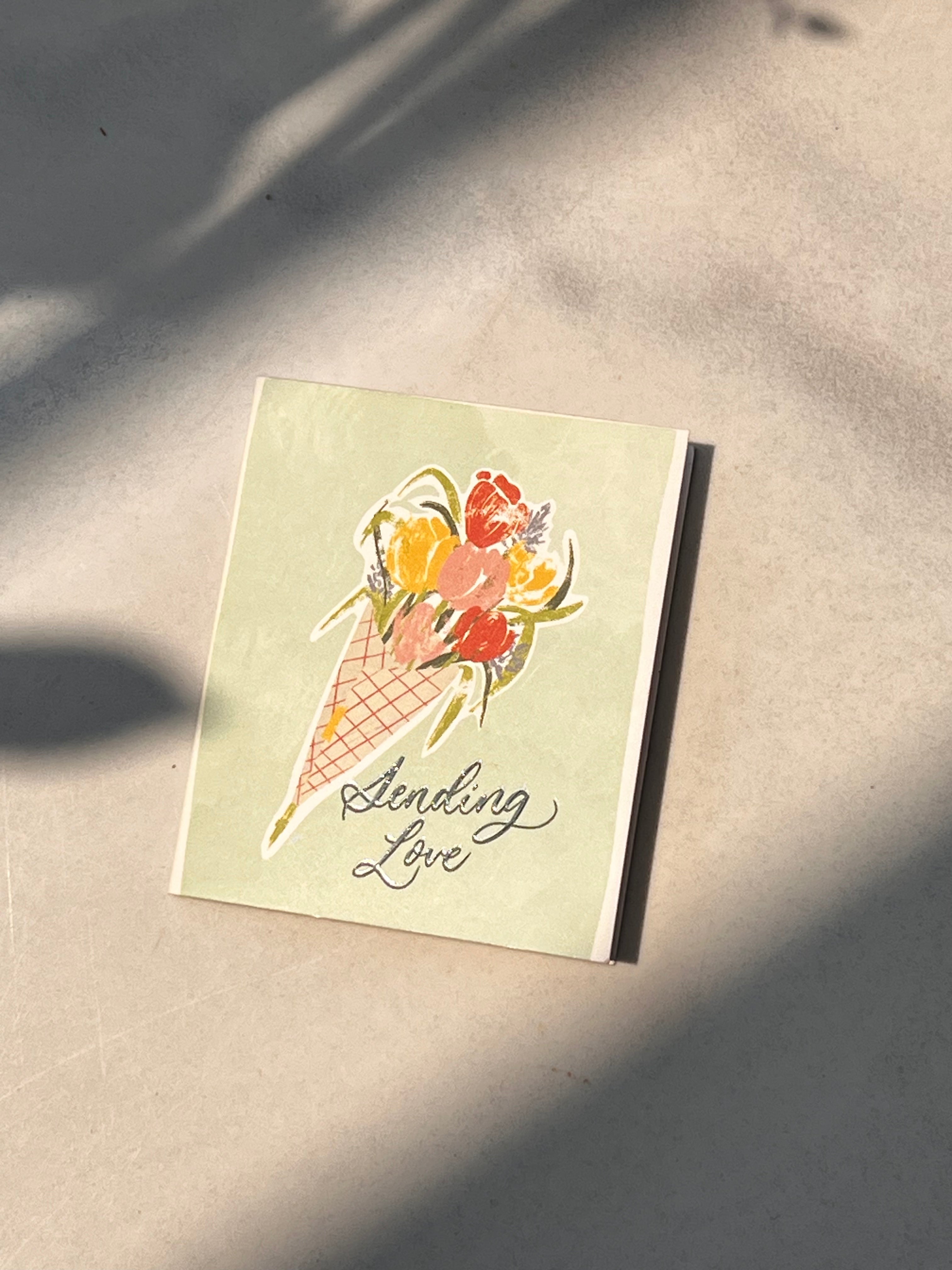 Mini Greeting Cards - Set of 4 Cards