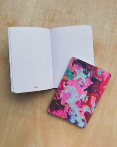 Fluid Art Dotgrid Notebook - Oops! Sale