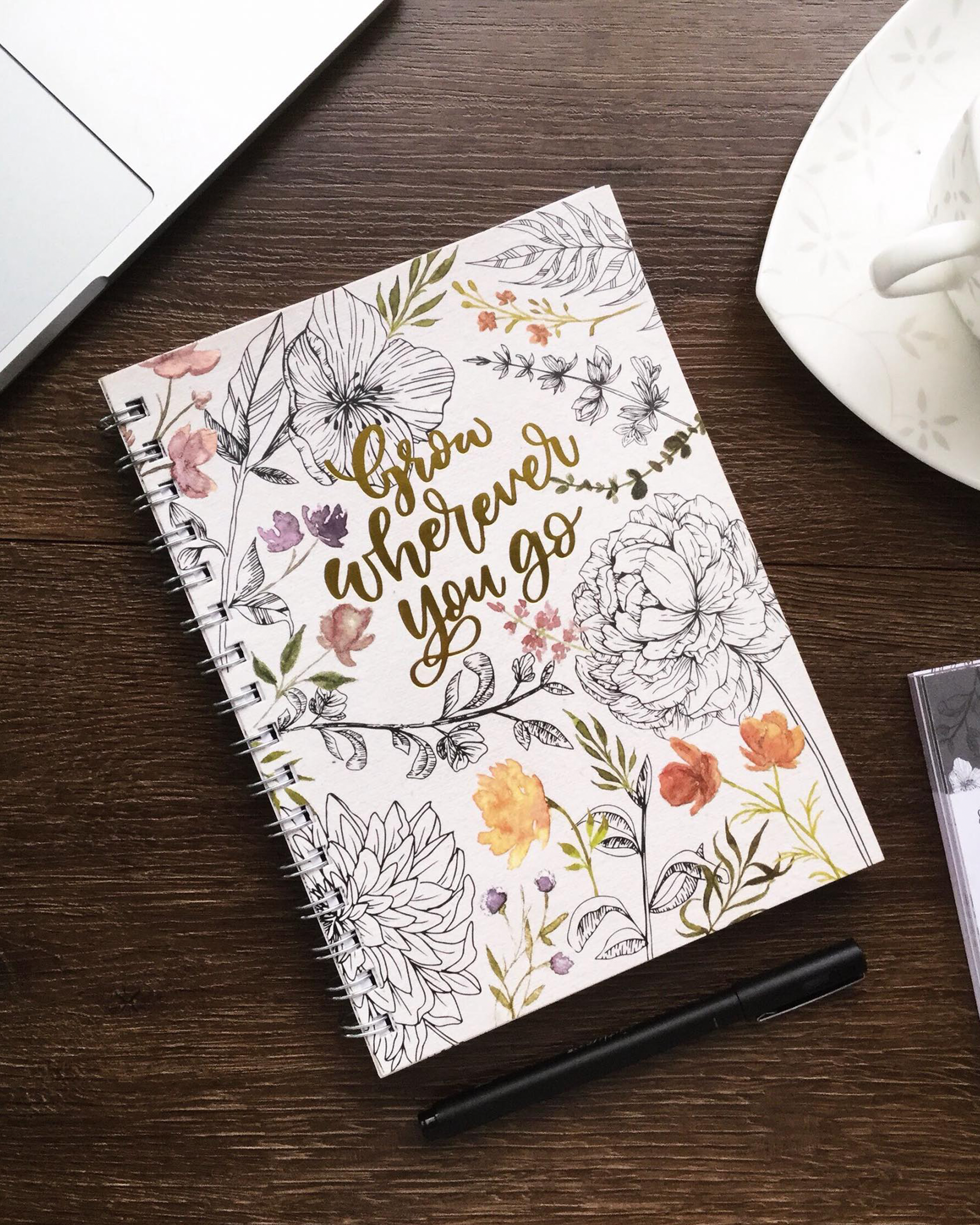 "Grow Wherever You Go" Undated Planner - Oops Sale!