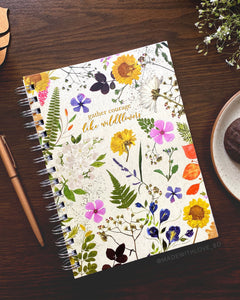 “Gather Courage Like Wildflowers” Undated Planner - Oops! Sale