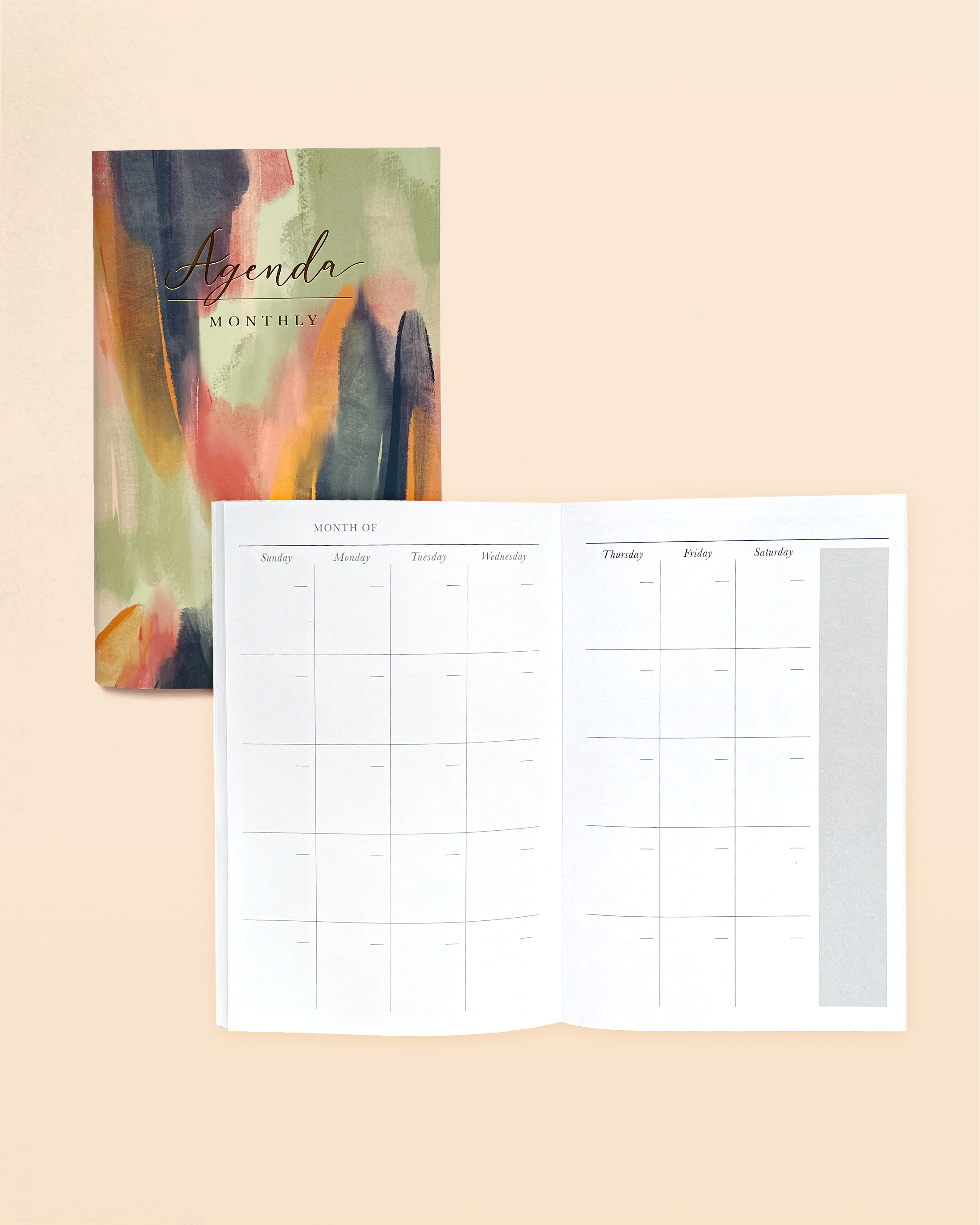 Monthly Agenda - Folio Insert